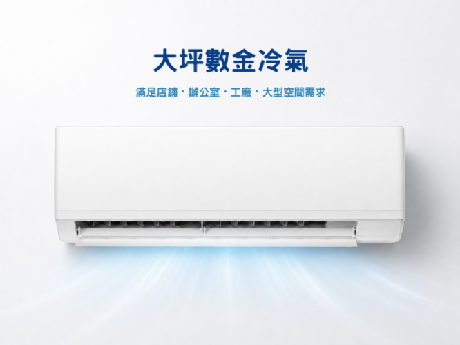 大坪數金冷氣